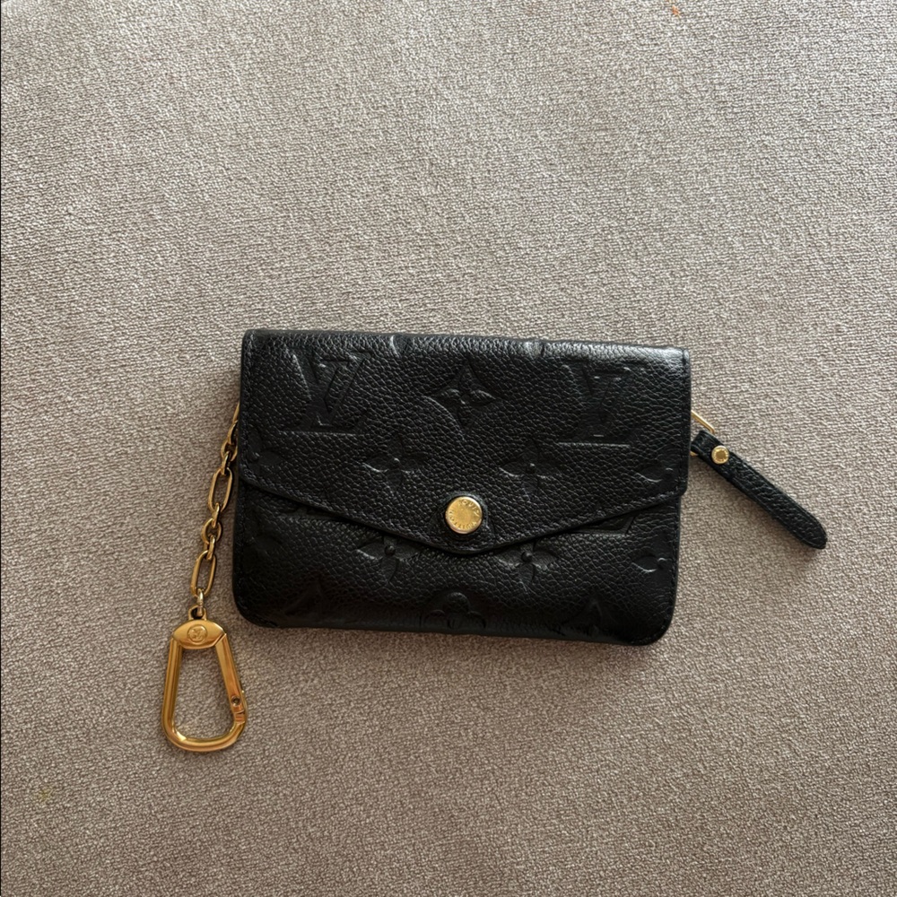 Louis Vuitton Key Pouch Empreinte Black